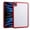 Red, variant on Decase Transparent Tablet Case for iPad 6th/5th Generation Cases 9.7 inch 2018/2017,Slim, Shockproof & Lightweight Protective Cover,Scratch-Resistant,Hybrid PC+TPU Clear Rugged Tablet Cover,Clear
