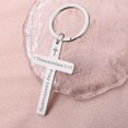 thumbnail image 2 of Christian Christmas Birthday Gifts for Daughter Son Inspirational Gifts for Women Men Christian Cross Keychains, 2 of 14