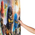 thumbnail image 4 of Ninjago Shower Curtain Sets, Funny Bathroom Shower Curtains, Waterproof Fabric for Bathroom Decor Bathtub with 12 Hooks 72x72in, 4 of 8