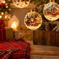thumbnail image 3 of New Glowing Christmas Story Ornament, Light-Up Diorama with LED Glow, Versatile Mini Scene Display for Branch Table Mantel, Seasonal Decor, 3 of 5