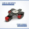 thumbnail image 4 of Strongway Multi-Directional Machinery Mover with 360° Rotation, 4400-Lb. Capacity Machinery Skate, 3 Rollers, Equipment Dolly Model# CRO-2, 4 of 6