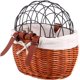 thumbnail image 1 of Cestas para bicicletas para gatos, cesta tejida para bicicletas, soporte para mascotas, portador frontal de bicicletas para mascotas, cesta transportadora para mascotas, almacenamiento tejid, 1 of 5