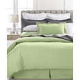 thumbnail image 1 of Ensemble de Couette Rayée Ultra Douce 1800 Series 2 Mcx (Simple, Sauge), 1 of 1