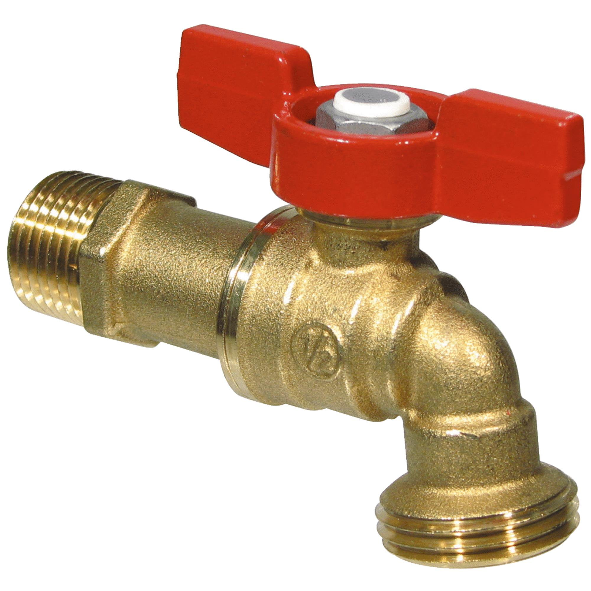 B & K ProLine Brass MIP X Quarter Turn Hose Bibb