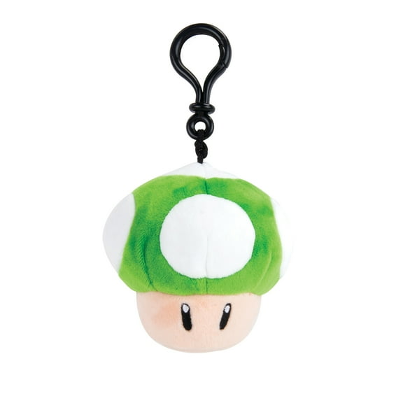 Club Mocchi-Mocchi- 1-Up Mushroom Clip-On Plush Stuffed Toy
