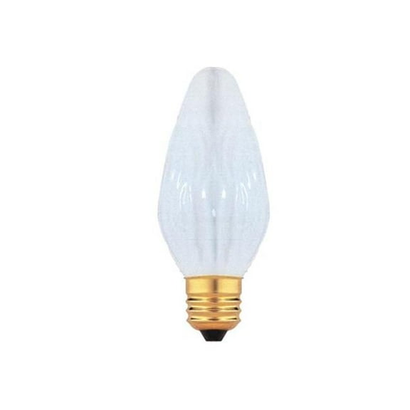 25 Watt 130 Volt F15 Standard Base Fiesta Decorative Light Bulb - White
