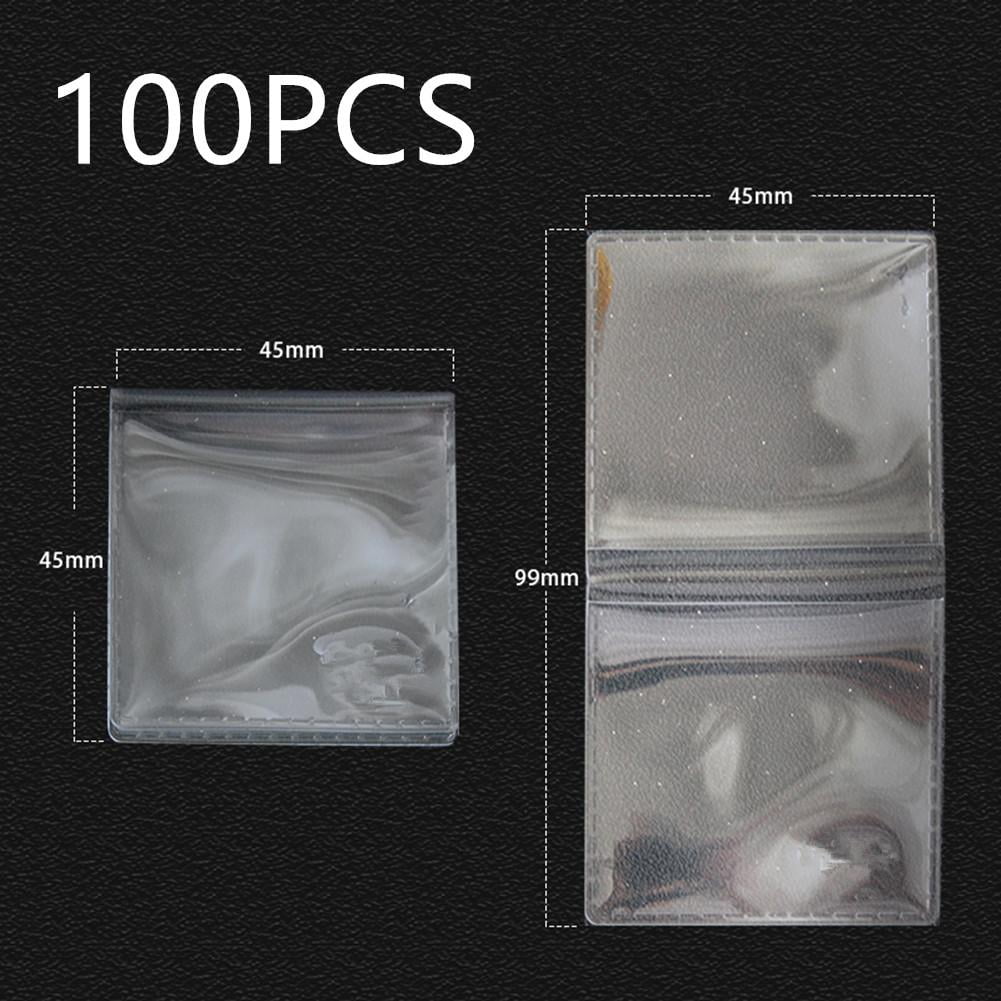 NATEFEMIN 100x Display & Protect Coins Quality Vinyl Coin Flips, Designed for Optimal Visibility & Safety
