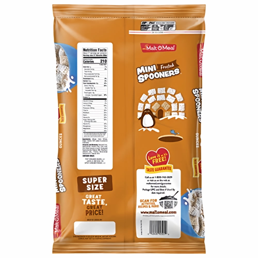 Malt-O-Meal Frosted Mini Spooners Cereal 36 oz (Pack of 5)