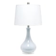 thumbnail image 1 of Lalia Home LHT-4005-LT Droplet Table Lamp with Fabric Shade, Light Blue, 1 of 6