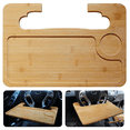 thumbnail image 2 of Portable Car Laptop Computer Desk Mount Stand Car Steering Wheel Dining Table Bracket Drink Food Coffee Tray Board, 2 of 6