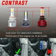 thumbnail image 6 of 2x H7 LED Headlight Bulb Kit High/Low Beam 8000K Super Blue 26000LM Light Bulb, 6 of 12