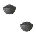 thumbnail image 2 of Youkk Easy To Install Double-layer Plastic Flowerpot For Walls Drainage Flower Pot Grey 2Set, 2 of 6