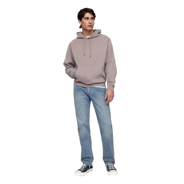 Jeans de Mezclilla para Hombre GAP Corte Recto Lavar Claro 42X32