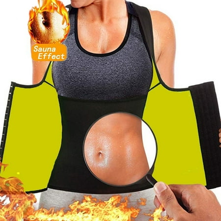 

Pianpianzi Slimming Shirt Sweat Clothes Look Thinner Sheer Full Bodysuit Sexy Womens Body Shaper Slimming Waist Slim Belt Yoga Vest Underbust
