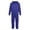 Dark Blue, variant on Boys’ Hooded One Piece Jumpsuit, Long Sleeve Solid Color Zip Up Onesie, Casual Halloween Costume for Kids
