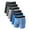 6A-Multi-color, variant on Mens Underwear Soft Bamboo Rayon Boxer Briefs Breathable Open Fly Underwear Multipack(3G,M)