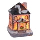 thumbnail image 1 of Adorno navideño de resina para casa, edificio de pueblo coleccionable con nieve, decoración del hogar con luz LED, funciona con pilas, 1 of 5