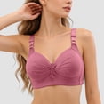 thumbnail image 5 of idosla Women Padded Push Up Bras Seamless Soft Underwire T-Shirt Bra (Hot Pink, 46), 5 of 6