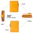 thumbnail image 4 of GHSDFBB Petit Portefeuille pour Femmes en Cuir Véritable Bifold Compact Blocage RFID Petit Portefeuille pour Femmes, 4 of 7