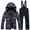 A-Black1, variant on Jamsmile Toddler Girls Outfits Sets Ski Suit Outdoor Sports Winter Warm Children Girls Clothing Outerwear
