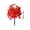 Red, variant on Outdoor UV Resistant Artificial Topiary Flower Balls with Ground Spikes, Faux Petunia Bush Ornaments, Green Landscape Decor for Garden Porch, Patio, Indoor Planter and Summer Yard Layout