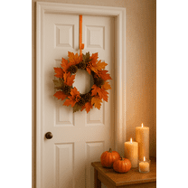 Seasonal/Fall Metal Wreath Hanger, 14 in., 1-ct