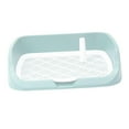 thumbnail image 4 of Washable Pet Dog Toilet, Dog Potty Tray Easy to Clean Indoor Outdoor Bedpan Lattice Urinal Training Pad Holder Trainer Corner for Dogs Cats Green, 4 of 9