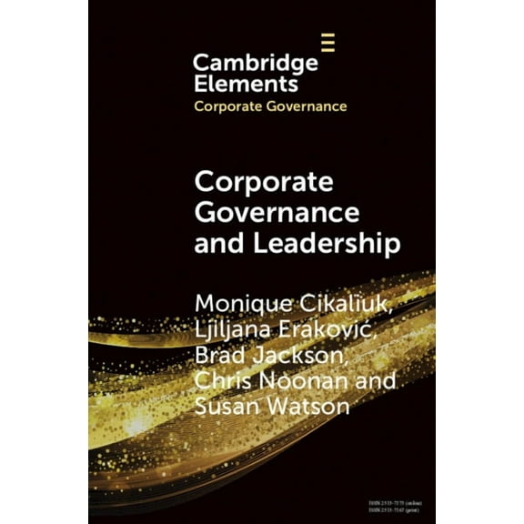 Elements in Corporate Governance Corporate Governance and Leadership, (Paperback)
