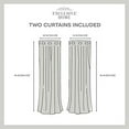 thumbnail image 3 of Exclusive Home Sateen Twill Woven Room Darkening Blackout Grommet Top Curtain Panel Pair, 52"x96", Blue, 3 of 6