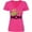 Hot Pink, variant on Inktastic Snake Mom Cute Women's V-Neck T-Shirt