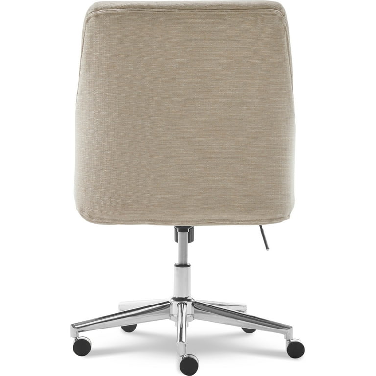 Serta Leighton Home Office Chair with Memory Foam Beige