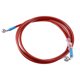 thumbnail image 1 of AN3 M10 Coche Hidráulico Freno Línea Aceite Manguera Tubería Accesorio 28° 90° rojo 220cm Unique Bargains cables de freno para deportes motorizados, 1 of 7
