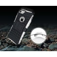 thumbnail image 4 of Nakedcellphone WHITE GRENADE GRIP RUGGED TPU SKIN HARD CASE COVER STAND FOR APPLE iPHONE 7/8, 4 of 8