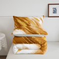 thumbnail image 5 of Homewish Watercolor Gradient Marbling Twin Comforter Sets,Modern Abstract Bedding Set,Light Brown,Light Gray Reversible,2-Piece,1 Comforter and 1 Pillowcase, 5 of 7