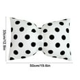 thumbnail image 3 of Bow Shaped Throw Pillow White Polka Dot Bow Pillow Cushion Soft Bowknot Decorative Pillows Cute Lumbar Pillow Detachable Pillow For Sofa Couch Bed Living Room Bedroom Office 19.6x13 Inches, 3 of 7