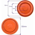 thumbnail image 2 of Applicable to jfqm Engine Valve Cover PCV Valve Diaphragm Membrane Fit for GM Fit for Chevy Cruze Sonic Trax Chevrolet 1.4L 25198874 55573746 25198498 (Color : 2PCS), 2 of 5