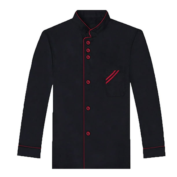 didaw Unisex Short Long Sleeve Chef Jacket Coat Hotel Kitchen Service ...