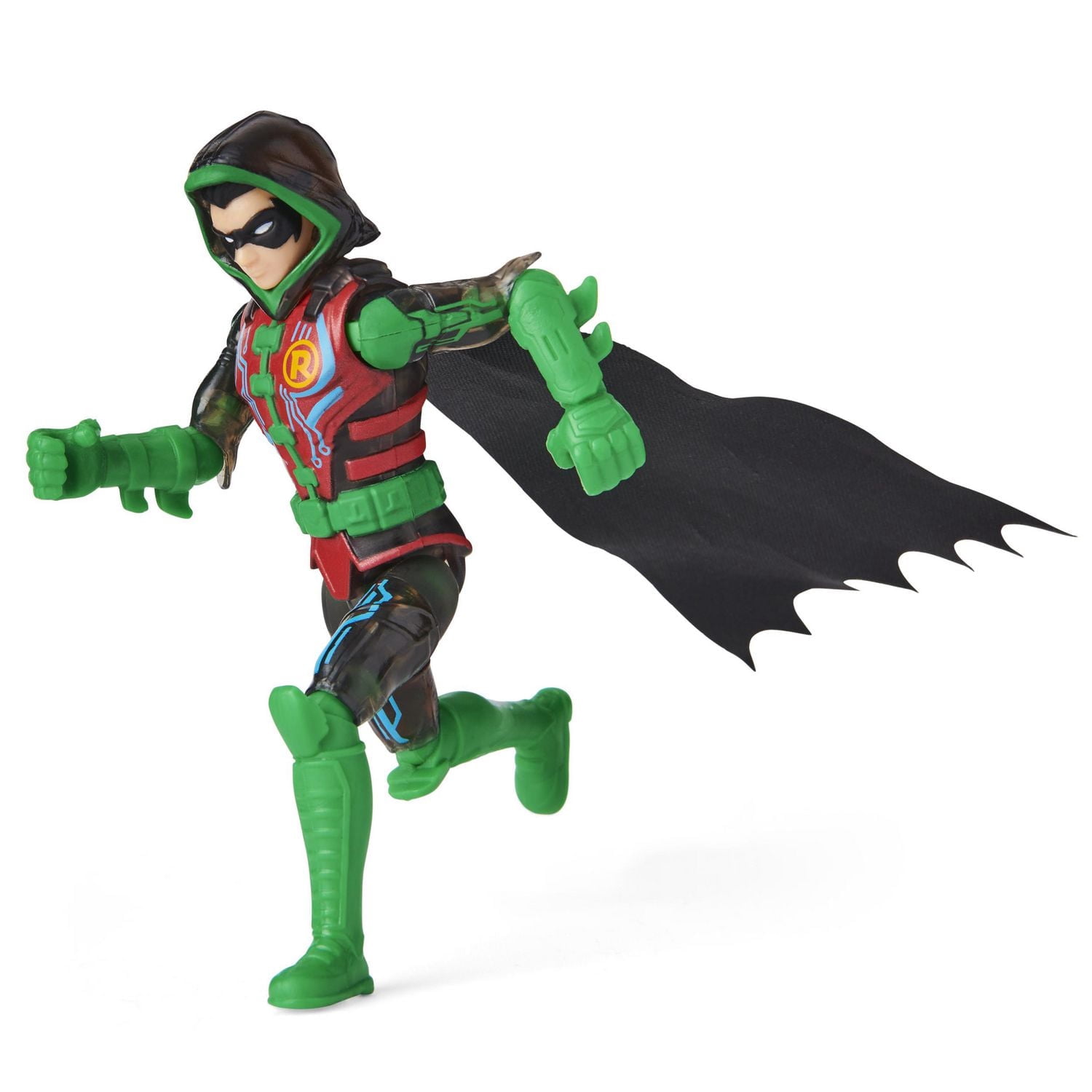 Batman, Figurine articulée Robin de 10 cm avec 3 accessoires mystère, pour les enfants à partir de 3 ans