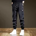 thumbnail image 5 of Pantalones multibolsillos estilo coreano para hombre, estilo informal, Y2k, estilo vintage, estilo Harajuku, de lujo, estéticos, tecnológicos, pantalones cargo para hombre, 5 of 5