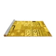 thumbnail image 2 of Ahgly Company Machine Washable Indoor Round Southwestern Yellow Country Area Rugs, 3' Round, 2 of 4