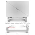 thumbnail image 2 of Soporte Escritorio para Ordenador Portátil Refrigeración Vertical Aleación Aluminio MacBook/Dell/HP, 2 of 8