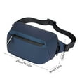 thumbnail image 3 of Sokhug Waterproof Nylon Crossbody Chest Bag Multifunctional for Outdoor Travel Commuting Blue, 3 of 6