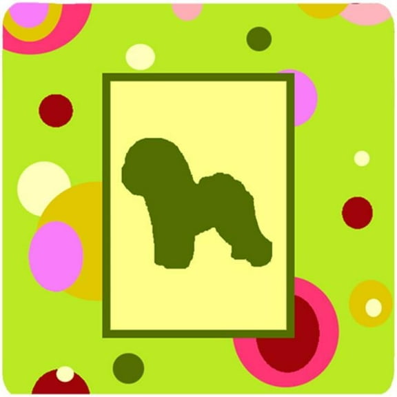 Bichon Frise Foam Coasters - Set Of 4