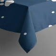 thumbnail image 3 of Paw Print Rectangle Tablecloth 60"x84",Waterproof Polyester Rectangle Table Cloth, Wipeable Spillproof Polyester Tablecloth for Dining, Camping, Indoor and Outdoor, 3 of 5