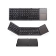 thumbnail image 1 of Wireless BT Keyboard Folding Keyboard Portable Ultra Slim BT Keyboard with Touchpad for Windows/Android/iOS Grey, 1 of 8