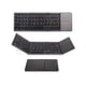 thumbnail image 1 of Teclado Irfora Teclado inalámbrico BT Teclado plegable Teclado portátil ultra delgado BT con panel táctil para Windows / Android / iOS Gris Irfora Teclado, 1 of 7