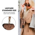 thumbnail image 6 of Asuwish Phone Case for Samsung Galaxy A53 5G Wallet Cell Cover with Tempered Glass Screen Protector Slim Lanyard Wrist Strap RFID Ring Stand Credit Card Holder Slot A 53 G5 53A SM A536U 6.5" Brown, 6 of 11