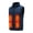 Blue womens jacket, variant on Womens Winter Heated Vest Usmixi Unisex Heated Jacket Vest Lightweight Warm Dual Control 11 Heating Puffer Coats Full Zipper Stand Neck Sleeveless Outwear Trendy Coats