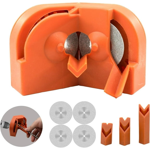 Multipurpose Drill Bit Sharpener,Multipurpose Drill Bit Grinding Sharpener For High-Speed Steel,Masonry,Carbide,Cobalt & Tin-Coated Drill Bits