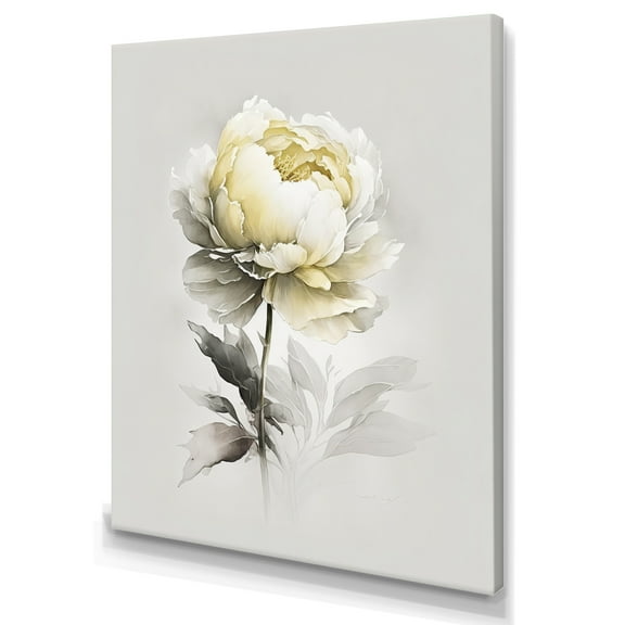 Designart Dahlia Flower V Canvas Wall Art